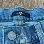 7 For All Mankind Jean Shimmer Shorts Size 27 Photo 2