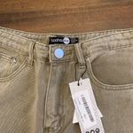 Boohoo  Mom Jeans Women’s 4 Green NWT New Photo 1
