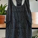 Athleta Seamless Racerback Jacquard Knit Bra Running Tank, M Photo 0