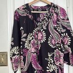 Johnny Was  tiered tassel silk dress Photo 4