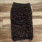 Rebecca Minkoff Rebecca mink off black floral midi skirt Photo 2