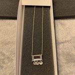 Lia Sophia Gold/Mirror Necklace & Matching Earrings NWT Photo 0