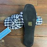 Draper James NWT Abbie Slides in Nassau Navy Gingham - Size M (7-8) ๐งก๐ Photo 5