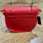 Bebe  Lily Saddle Crossbody Bag Hibiscus Red NWT Photo 5