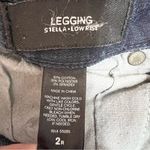 EXPRESS Stella Low Rise Denim Leggings Jeggings Skinny Jeans Size 2 Dark Wash Photo 8