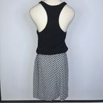 Victoria's Secret VICTORIA’S SECRET Black Floral Knit Racer Tank Fit & Flare Mini Dress Small Photo 6