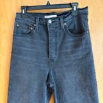 Levi's  Ribcage Straight Ankle Jeans Charcoal Grey Size 30 Photo 1
