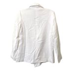 Banana Republic  Linen Blend White Blazer NWT Sz 2‎ Photo 2