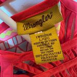 Wrangler  Geometric Print Cutout Neck Sleeveless Dress Red Size Large Photo 5