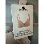 Leonisa Back Smoothing Bra with Soft Full Coverage Cups - Light Nude Size 40D Photo 2