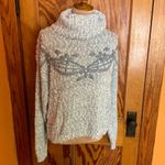 Vintage 80s oversized embroidered turtleneck sweater Size L Photo 7