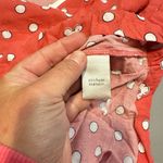 Disney LC Lauren Conrad Mickey Mouse Polka Dot Blouse Red Size M Photo 3