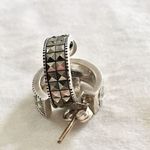 JACK JUDITH  Sterling Silver 925 Marcasite Hoops Photo 8