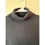 Chico's  Sweater Womens 2 Large Black Knit Turtleneck Long Sleeve Winter Pullover Photo 4