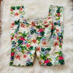 American Apparel Adorable Deadstock High Waist Tropical Flamingo Skinny Jeans Photo 1