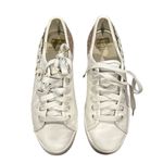Kate Spade KEDS COLLAB WHITE SEQUINED FLORAL APPLIQUÉ DETAIL LACEUP SNEAKERS 9 Photo 1