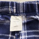 Warm & Snuggly Lounge Pants Navy Plaid M NWT Blue Size M Photo 8