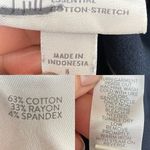 J.Jill Womens Pants Blue Windowpane Plaid Pull On Cotton Stretch Size 6 Photo 9