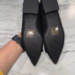 C.Paravano Black tweed pointed toe flats with C Buckle size 36 Photo 4