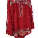 Johnny Was Gina tie neck heavily embroidered blouse NWT RARE Photo 11