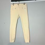 J. McLaughlin Skinny Khaki Tan Beige Pants Zipper Ankles Midrise Size 28 Photo 2