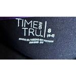 Time & Tru Black Knit Maxi Dress Small V Photo 2