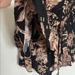 Black and Cream Ruffled Sweetheart Jumpsuit Size Small Photo 4