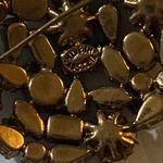 Vintage Round Pink Purple & AB Austrian Crystals Stones Austrian Brooch Pin Photo 2