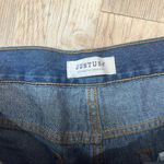 Just USA  boutique denim raw hem distressed shorts sz small Photo 1