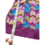 Route 66 Vintage Lace Trim Cami Tank Top Y2K Chevron Print Coquette Sz XS Photo 5