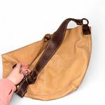 Lucky Brand  | Leather Hobo Bag Purse Tote Photo 2
