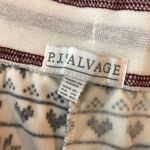 P.J. Salvage  Womens Ski Club Shorts Pajama Lounge Fair Isle White Black XL Photo 4