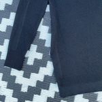 Athleta Black Waffle Knit Wool Crew Neck Long Sleeve Pullover Sweater Size XS Photo 5