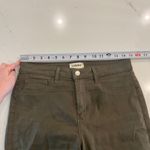 L'Agence  Margot‎ High Rise Skinny Jeans in Olive Night size 29 Photo 8
