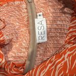 RESA Orange Patterned Dress Photo 2