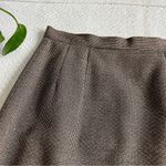 Vintage 90s Textured Long Midi Skirt Brown Size 6 Photo 1