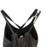 Danskin athletic tank top cross cross straps charcoal gray black medium Black Photo 2