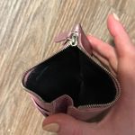 Balenciaga  logo pink metallic zip card case minor flaw like rubbing pictured Photo 5