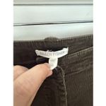 Eileen Fisher Women’s 10 Brown Green Corduroy Pants Cotton Tencel Blend Photo 2