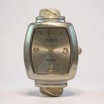 Studio Time STD951T Ladies Quartz Cuff Bracelet Watch Silver & Gold Photo 1