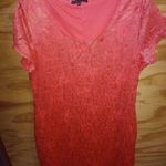 Women's Tiana B Coral Lace Overlay XL Dress Flower Brunch Feminine Pink Photo 0