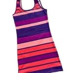 Local green striped long tank top multicolor SM Purple Photo 4
