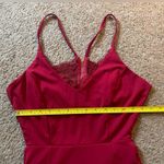 Sun Dress, Mini Red Lace V Photo 8