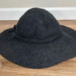 Scala  Pronto 100% Wool Dark Gray Wide Brim Women's Hat Photo 4