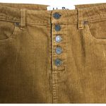 Indigo Rein Half Button Front Corduroy Mini Skirt Size 7 Photo 97