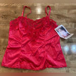 ASHLEY TAYLOR Vintage 80s 90s Red Lingerie Set Two Piece Size Medium 6 USA‎ Made Photo 4
