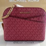 Michael Kors Jet Set Travel Medium Logo Dome Crossbody Bag Photo 0