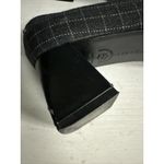 Liz Claiborne Vtg 90’s  Gray Square Toe Block Heels Shoes 7.5 Wool Block Heels Photo 4