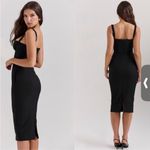 House Of CB ‎ XS D-DD  'Bellissima' Black Sweetheart Midi Dress NWOT Photo 4