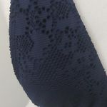 Aerie  Navy Lace Bikini Top S Swim Casual Vacation Resortwear Vacation NWOT Twee Photo 4